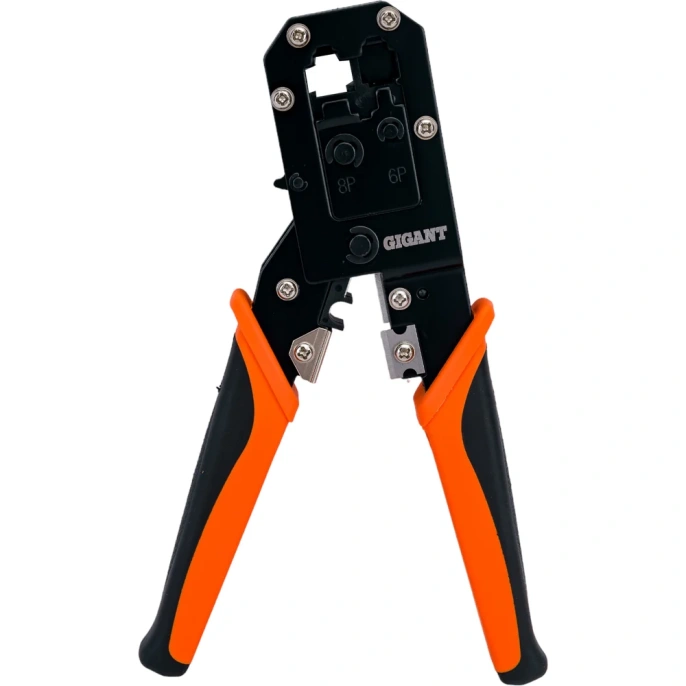 Кримпер для обжима телефонных и компьютерных клемм Gigant RJ11, RJ12, RJ45 GCCT-1