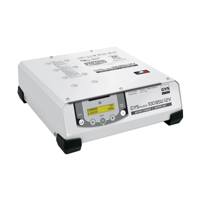 Зарядное устройство GYS FLASH 100 BSU 12V, 2,5м кабель, 901841