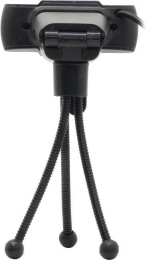 Веб-камера ExeGate BusinessPro C922 HD Tripod (1.3Мп, 1280х720, 720P, 30fps, ручной фокус, штатив Flex в комплекте, 4-линзовый объектив, микрофон с шумоподавлением, универсальное крепление, USB, кабель 1,5 м, Windows® 7/8/10/11, Mac OS 10.6 и выше, Chrome