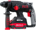 Перфоратор P.I.T. PBH20H-22B/1 SDS-Plus аккумуляторный, бесщеточный, 20В, 1.8Дж, 3 режима, Ø22мм, 1акб, ЗУ, кейс