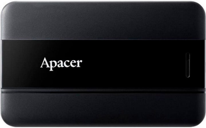 Внешний жесткий диск Apacer AC237 1TB AP1TBAC237B-1 2.5", интерфейс: USB 3.2 Gen1 5 Гбит/с , разъем подключения: USB 3.2 Gen2 Type-А 5 Гбит/с , питание: USB Type-А, материал корпуса: пластик, черный