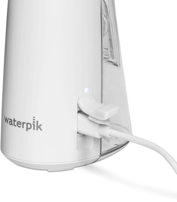 Ирригатор Waterpik WF-21 портатив. импульсн. 2насад. белый