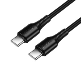 HOCO Кабель USB2.0 Hoco Type-C/Type-C, 3А, 60Вт, X120, 1м, черный, коробка (HC-58928)