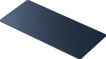 Коврик для мыши и клавиатуры большой из веганской кожи Satechi Vegan-Leather Premium Desk Mat. Цвет: синий
