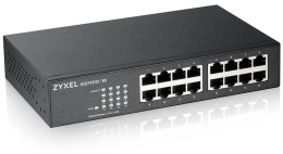 Коммутатор Zyxel GS1100-16, 16xGE, rack 19", бесшумный Отсутствует часть коробки (GS1100-16-EU0103F-NC3-001)