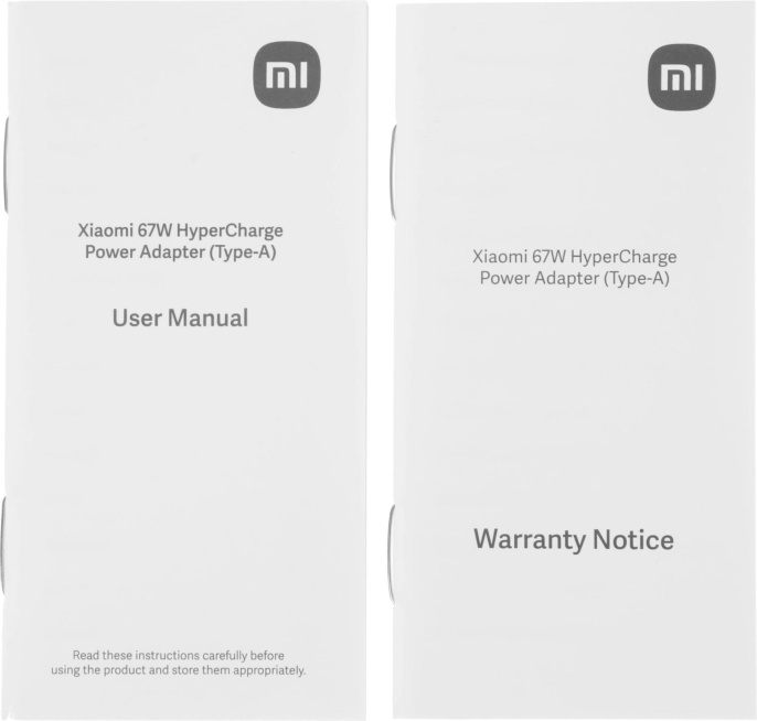 Сетевое зар./устр. Xiaomi 67W HyperCharge Power Adapter 67W 3.25A PD USB универсальное белый BHR07SKEU
