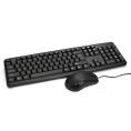 Комплект ExeGate Professional Standard Combo MK120-OEM (клавиатура влагозащищенная 104кл. + мышь оптическая 1000dpi, 3 кнопки и колесо прокрутки; USB, длина кабелей 1.5м, черный, brown box) EX287139RUS