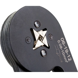 Квадратные пресс-клещи Inforce с регулировочным винтом, 0.25-10 мм2 06-19-12