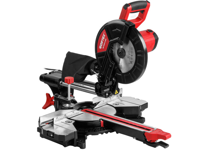 Торцовочная пила WORTEX MS 2520-3 LMO в кор. 2000 Вт, 255 мм, глуб. до 90 мм, шир. до 340 мм, лазер