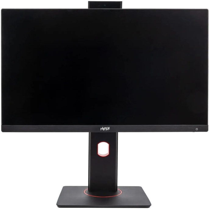 Моноблок/ HIPER V6 23.8" 1920x1080 матовый IPS /Intel Core i3 14100 3.5Ghz /8192Mb/256PCISSDGb/noDVD/BT/WiFi/war 1y/6.45kg/черный/Win11Pro + Cam 5.0 SD/Проводные МК/WiFi6
