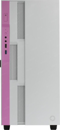 Корпус ATX Без БП GameMax Brufen C3 WP Tempered Glass, Mesh сетка+ARGB Strip 1хUSB 2.0, 1xUSB-A 3.2 5Гбит/с, HD Audio+Mic, VGA MAX 340mm, CPU MAX 170mm, 1x120mm ARGB GMX-12-Rainbow -C9 fan, 1xPatent Cooling&Over Clocking COC Fan White/Pink