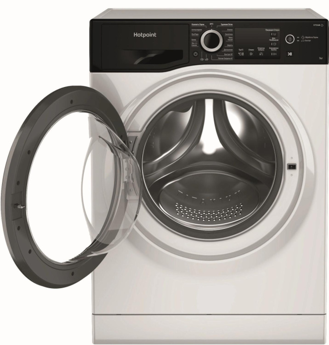 HOTPOINT-ARISTON Стиральная машина HOTPOINT NSB 7225 ZS V RU, с фронтальной загрузкой, с паром, 7кг, 1200об/мин 869991644680