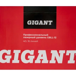 Профессиональный лазерный уровень 4D 16 линий Gigant GBLL-12