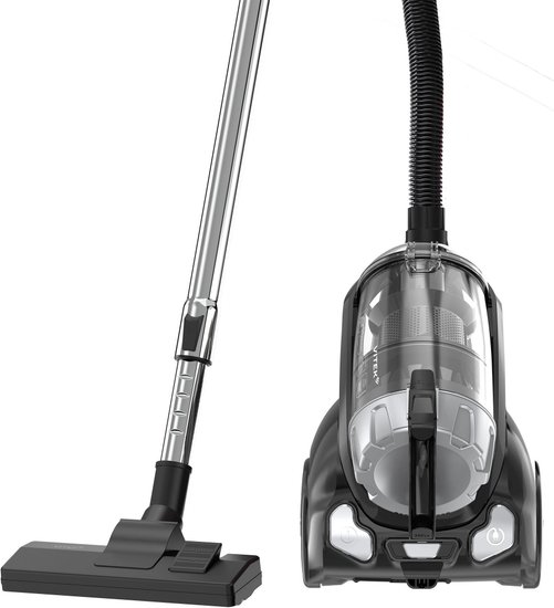 Пылесос Vitek VT-CV1230 2200Вт черный/серебристый