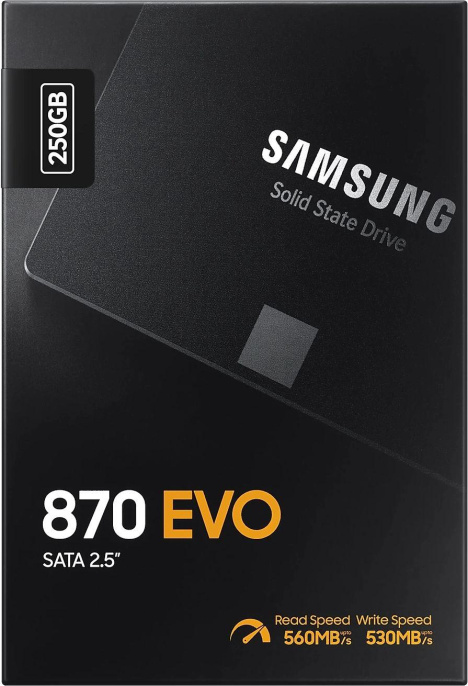 Накопитель SSD Samsung SATA-III 250GB MZ-77E250B/CN 870 EVO 2.5"