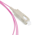Пигтейл оптический SC 50/125 Cabeus PT-SC-50-OM4 1,5 метра розовый