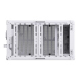 Корпус без блока питания Case JONSBO C6 MAX Handle, Mini-Tower, TG, no fan, 1xUSB-A 3.0 + 1xUSB-C 3.1, mATX, mITX White (C6 MAX White)