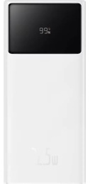 Внешний аккумулятор Baseus Star-Lord PPXJ10 22.5W 10000mAh White (PPXJ100002) (быстрая зарядка, 22.5 Вт, емкость: 10000 мАч, 2xUSB-A, USB-C, micro USB)