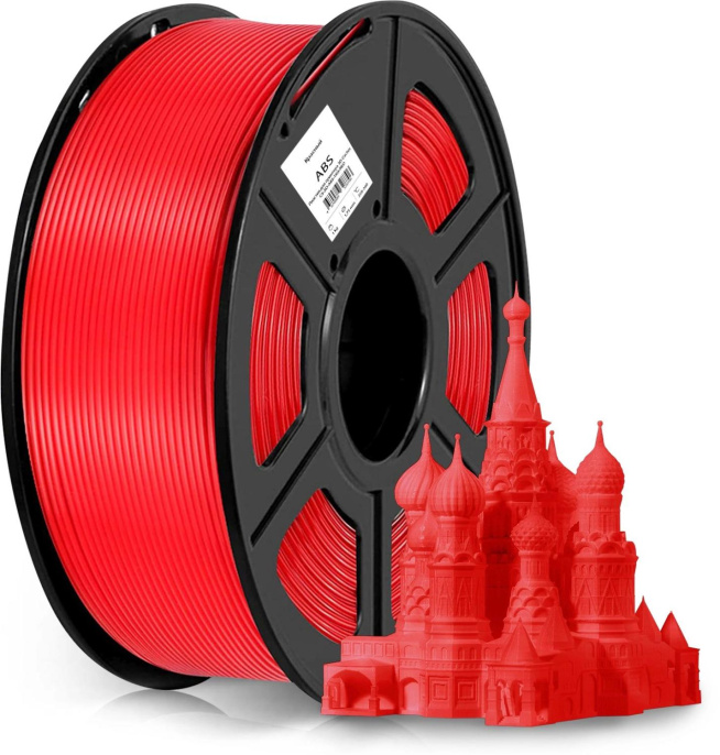 Пластик Cactus CS-3D-ABS-1KG-RED ABS/ 1.75мм/ 1кг/ 386м/ красный
