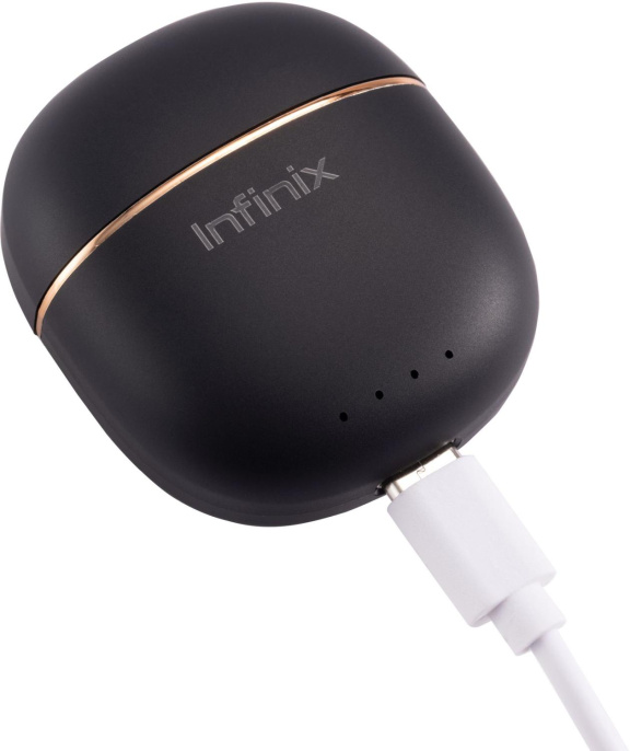 Гарнитура вкладыши Infinix XBuds XE23 черный беспроводные bluetooth в ушной раковине 10311756