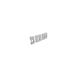 Вставка LANMASTER 22.5x45 без шторок для Кейстоуна LAN-SIP-22R-WH