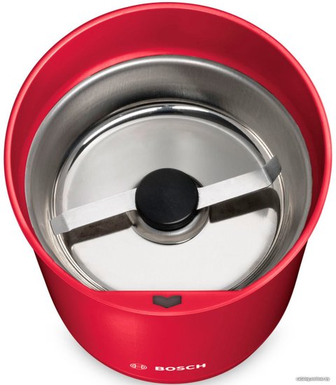 Кофемолка Bosch TSM6A014R 180Вт сист.помол.:ротац.нож вместим.:75гр красный