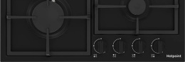 Газовая варочная поверхность Hotpoint HGMT 642 BL черный (869891100400)