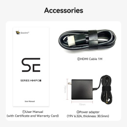 Мини-компьютер BEELINK Ryzen 7 H255 BL/SER9/255/32G/1TB/ Space Gray