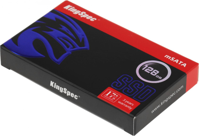 SSD накопитель KINGSPEC MT Series MT-128 128ГБ, mSATA, mSATA, mSATA