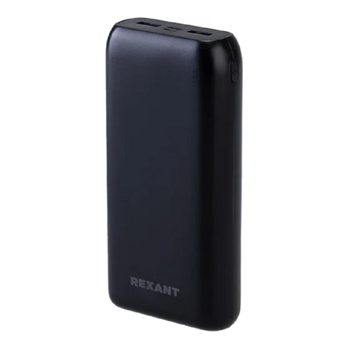 Rexant 30-2052 Портативное зарядное устройство Power Bank аккумуляторная батарея 20000 mAh с Quick Charge и Power Delivery, черное
