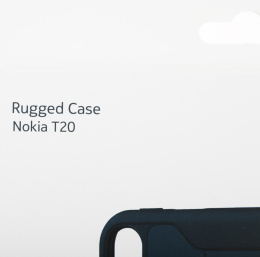 Чехол Nokia для Nokia T20 Rugged Case полиуретан синий 8P00000158