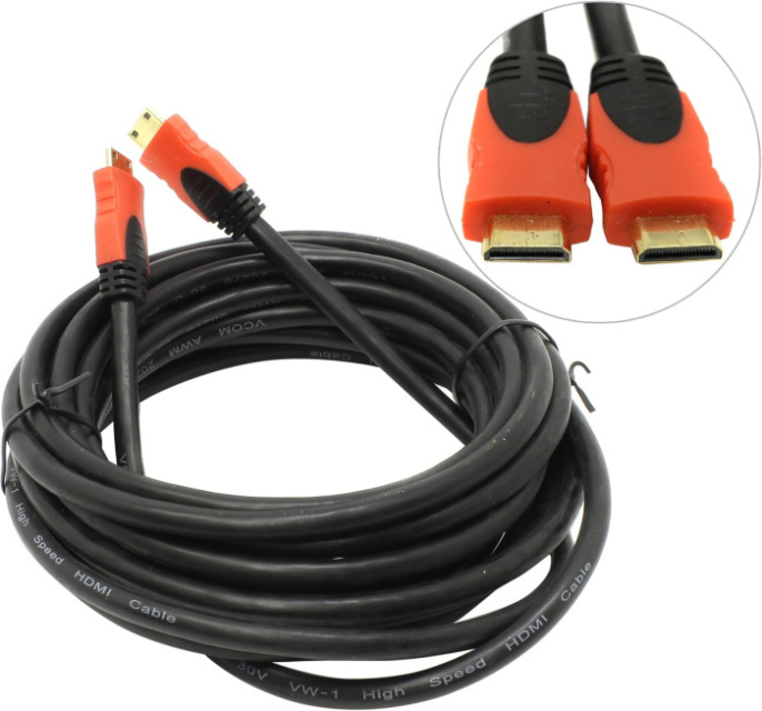 VCOM VHD6210-5м Кабель mini HDMI to mini HDMI 19M -19M 5м