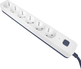 Аксессуар к источникам бесперебойного питания Powercom сетевой фильтр, 3 метра, 6 розеток, 16А/4кВт, cечение провода: 3х1,5мм2, цвет белый, 1 год гарантии 1928699