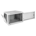 Шкаф телекоммуникационный 19" настенный 6U ExeGate EC-WM-6U.450.M.GREY (19”, 6U, 600x450x370mm (ШхГхВ), передняя дверь металл, съемные боковые панели, пыле- и влагозащита IP23, светло-серый RAL 7035) EX298611RUS