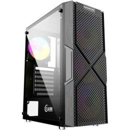 Корпус ATX Без БП Powercase Mistral T4B CMITB-L4 Tempered Glass, 2xUSB 2.0, 1xUSB-A 3.2 5Гбит/с, 4x120mm FRGB FAN, HD Audio+Mic, VGA MAX 300mm, CPU MAX 160mm, пылевые фильтры Black