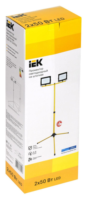 Прожектор уличный IEK СДО, 100Вт [lpdo606-2x050-65-k02]