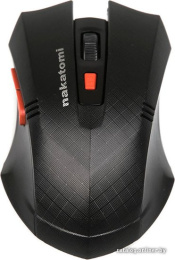 Мышь MRON-04U BLACK Nakatomi Navigator RF 2.4G Optical - 6 кнопок ролик прокрутки, USB, черная