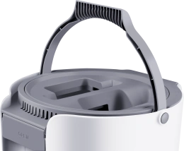 Набор для уборки со шваброй DEFENDER CM-403,серый,ведро цилиндр, 2 насадк,28403