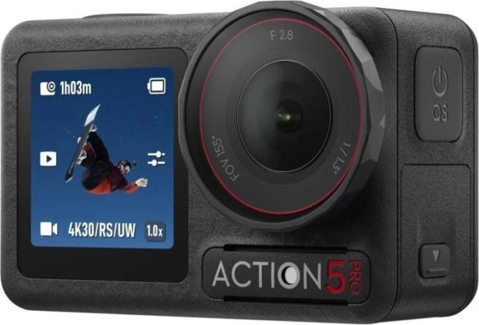 Экшн-камера Dji Osmo Action 5 Pro Standard Combo 1xCMOS 12Mpix черный/черный