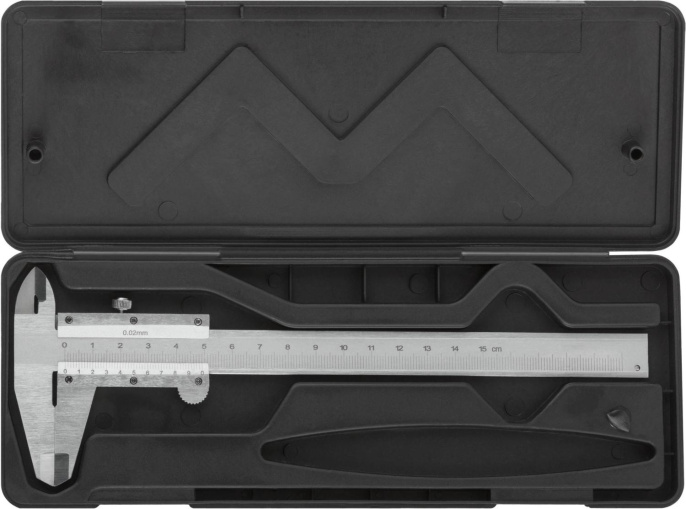Штангенциркуль нониусный FIT 19840, 150мм, с глубиномером