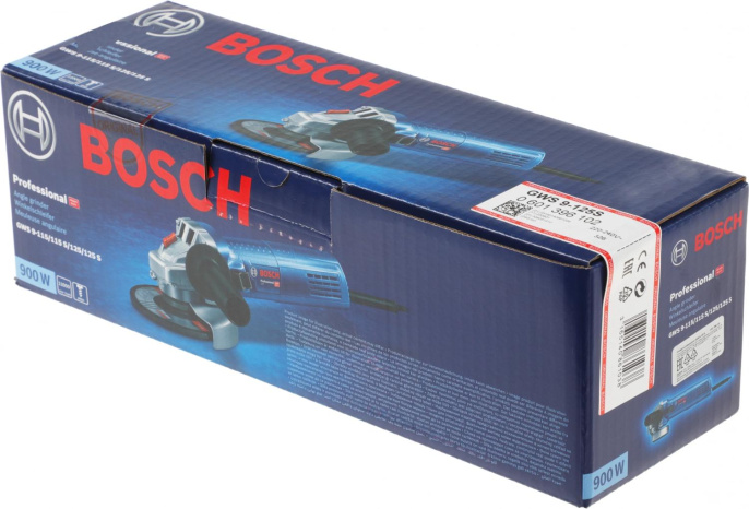 Углошлифовальная машина Bosch GWS 9-125 S 900Вт 11000об/мин рез.шпин.:M14 d 125мм 0601396104