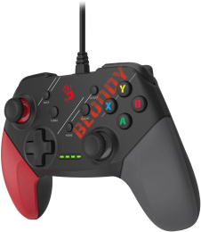 Геймпад A4Tech Bloody GP30 Sports черный/красный USB виброотдача обратная связь GP30 SPORTS RED