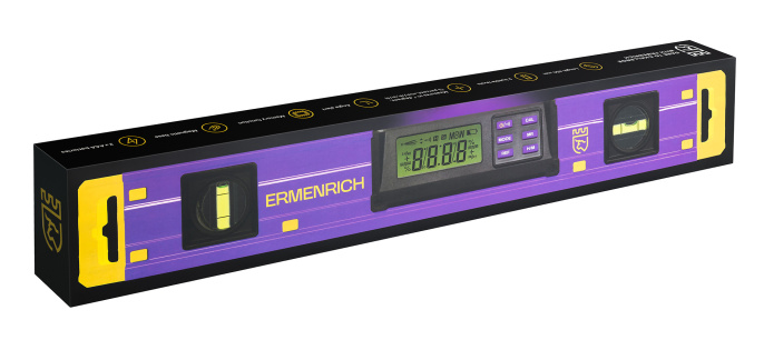 Цифровой уровень Ermenrich Verk LY40, фиолетовый