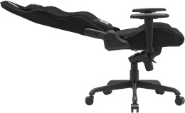 Кресло Cactus CS-CHR-MC04-BBK, ткань, до 150кг, регулируемые 2D подлокотники,  черный