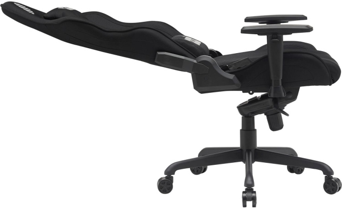 Кресло Cactus CS-CHR-MC04-BBK, ткань, до 150кг, регулируемые 2D подлокотники,  черный