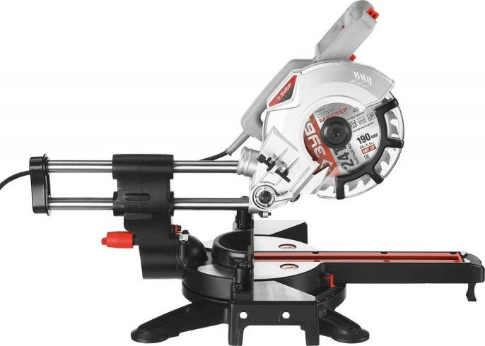 Торцовочная пила Зубр ЗПТ-190-1200 ПЛ 1100Вт 5000об/мин d 190мм