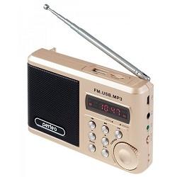 Perfeo мини-аудио Sound Ranger, УКВ+ FM, MP3 USB/TF , USB-audio, BL-5C 1000mAh, шамп.золот SV922AU [PF_3185]