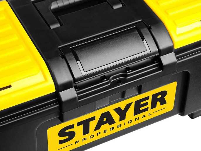 Ящик для инструментов Stayer Professional 38167-16 13л 1отд. черный/желтый