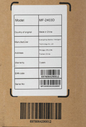 Монитор Pinebro 23.8" MF-2403D черный IPS LED 5ms 16:9 HDMI M/M матовая 1000:1 250cd 178гр/178гр 1920x1080 75Hz VGA DP FHD 2.45кг