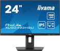 23.8" Монитор Iiyama ProLite XUB2493HSU-B7, 1920x1080, IPS, 100Гц, 1хHDMI, 1хDP, черный